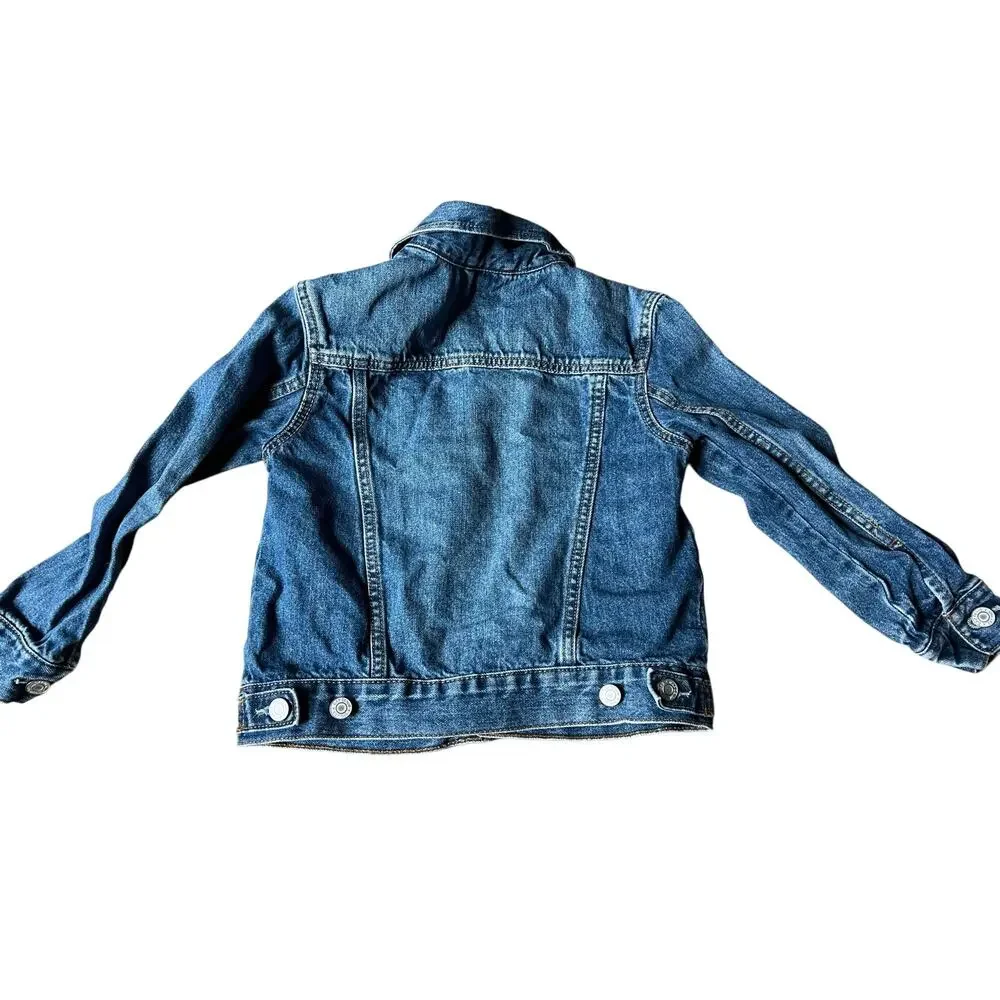 Boys Gap Denim Jacket, Small/8, Blue, Jean, 100% Cotton